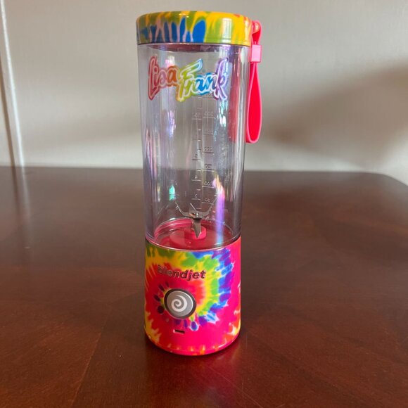BlendJet Lisa Frank Rainbow Tie Dye Portable Handheld Blender Chargeable limited - Picture 10 of 11